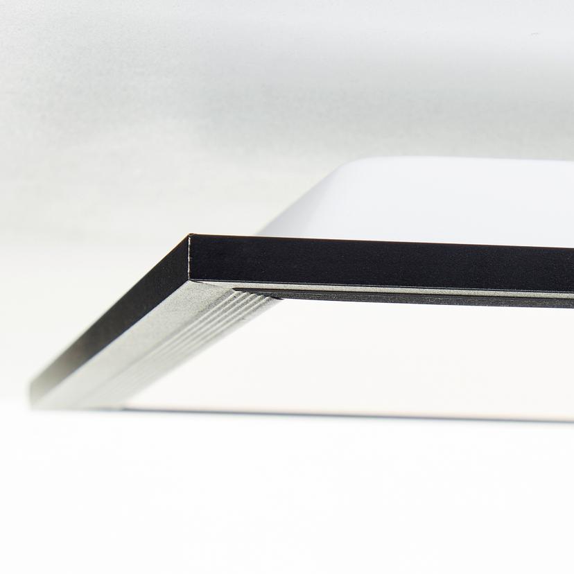 Deckenleuchte Clara, schwarz, 100 x 25 cm, Metall LED Deckenleuchte, Neutralweiß