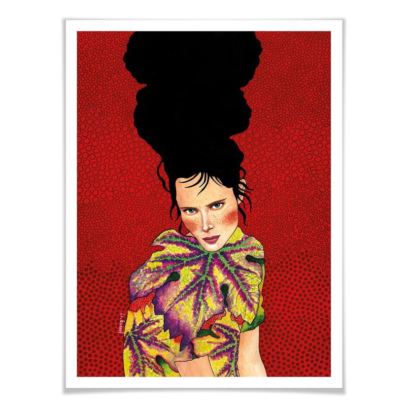 Póster Hülya - Vino tinto