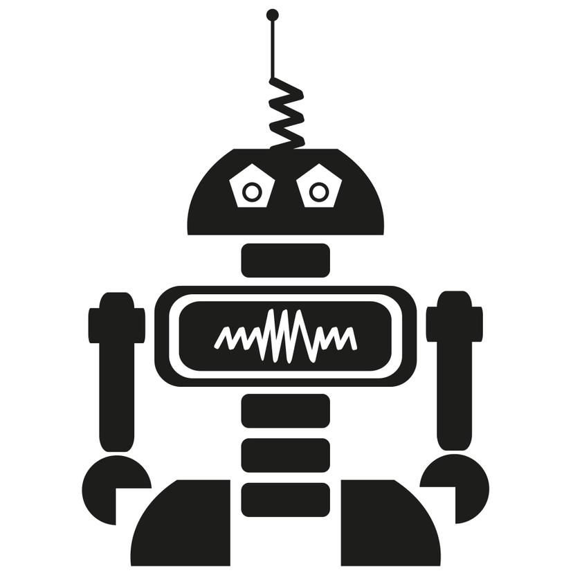 Adesivo murale - Il robot Ray