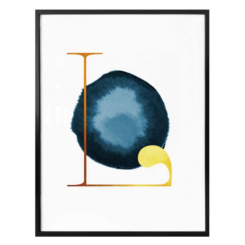 Affiche - Le L doré