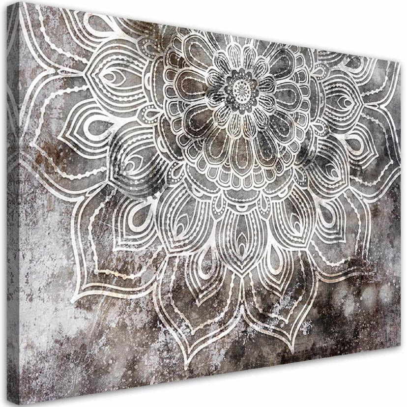 Canvasbillede, Mandala abstrakt Orient