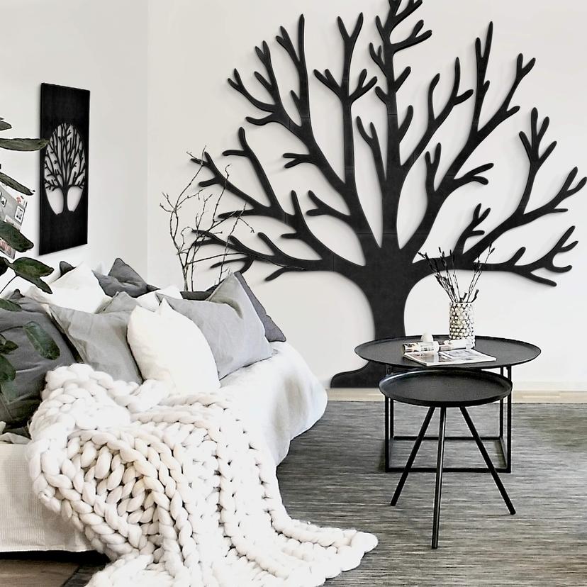 MDF - Decoración en madera Árbol de la vida XXL (19 piezas)