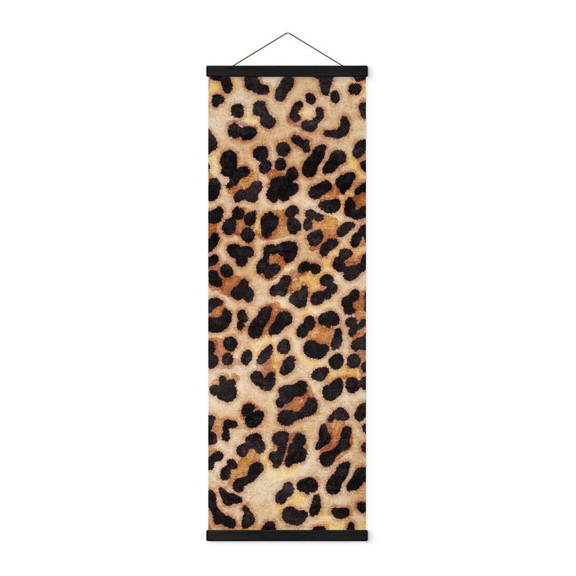 Tekstil plakat Vild leopard - Dyreprint - Tunaboylu - Panorama