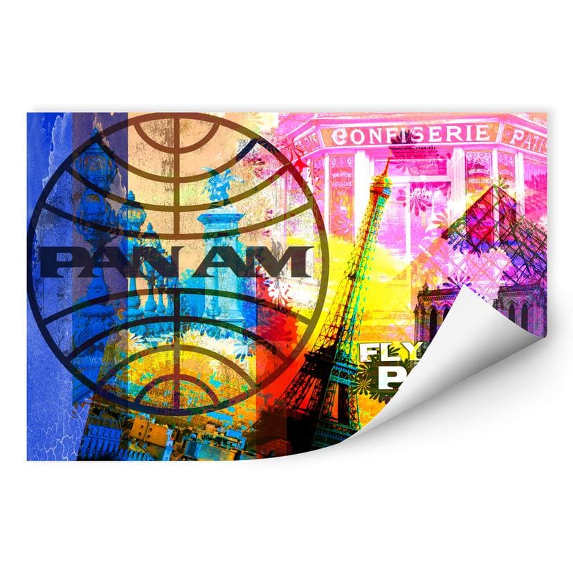 Muurprint Pan Am – Paris