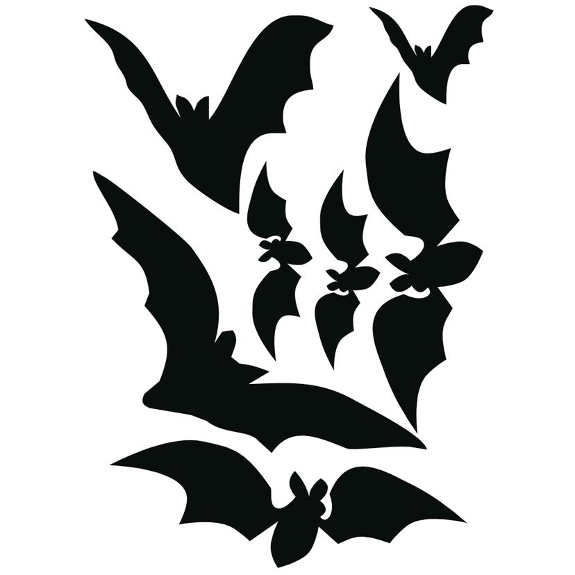 Adesivo murale - Composizione "pipistrelli"