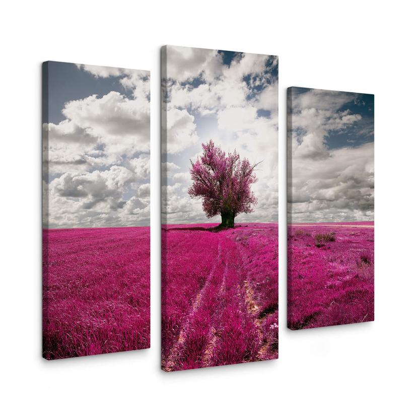 Tableau sur toile - The Lonely Tree (tryptique)