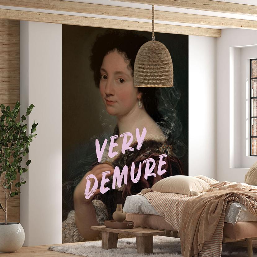 Fototapet Baroque Beauty: Very Demure - Grace Digital Art