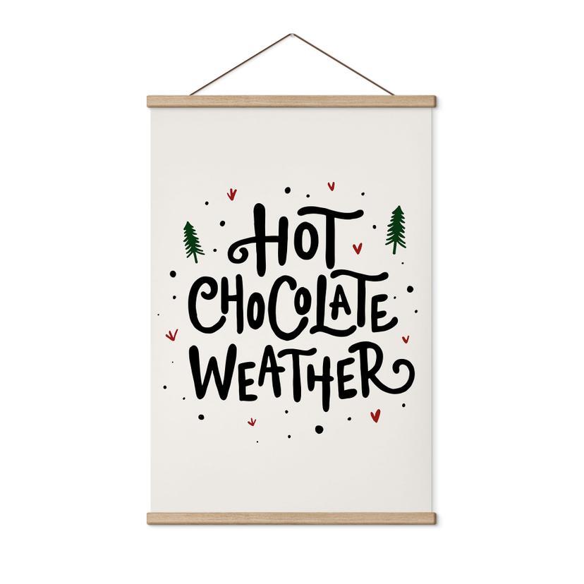 Tekstil plakat Hot Chocolate Christmas Print - Soley