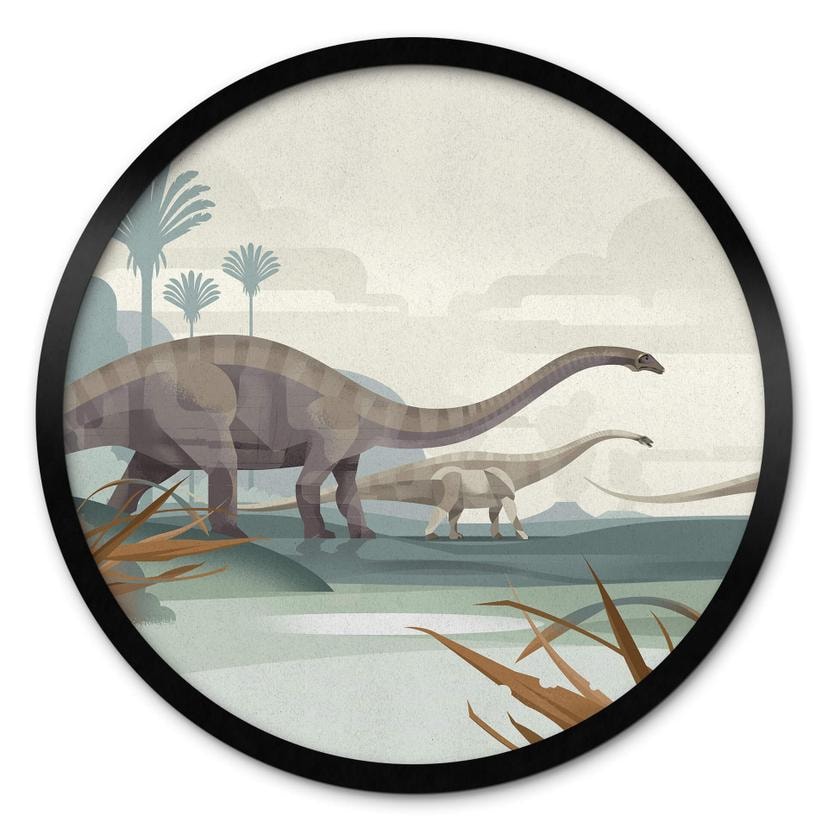 Plakat Braun - Diplodocus