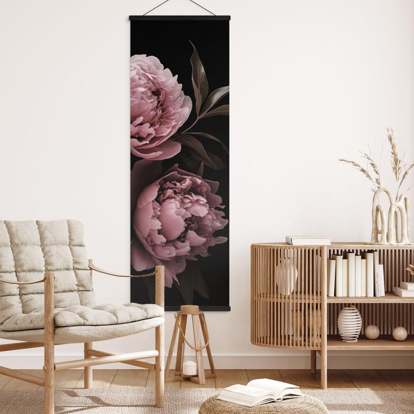 Poster tessile Peonia rosa - Haase