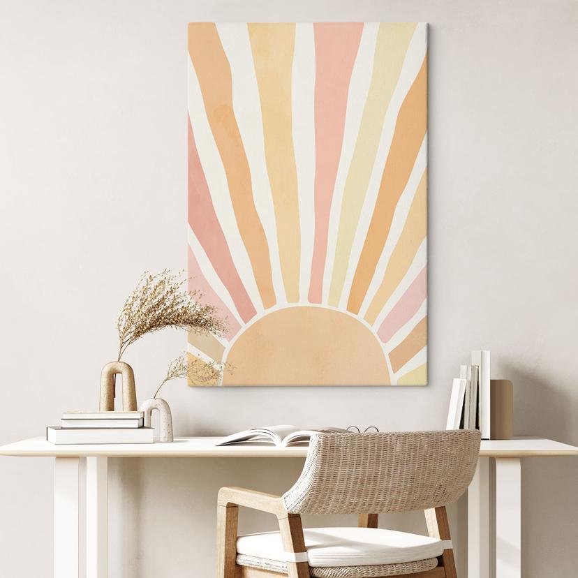 Stampa su tela Raggi di sole boho - Manovski