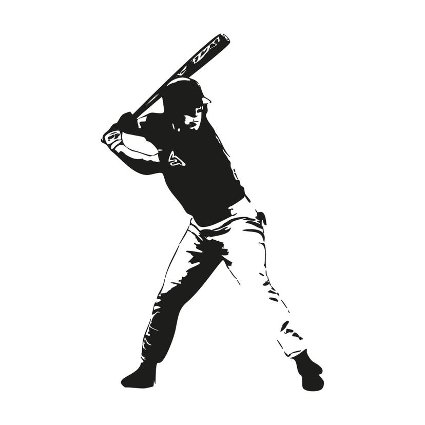 Adesivo murale - Baseball 2