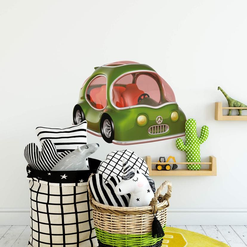 Wallsticker - Michel Agullo - Beetle Grøn