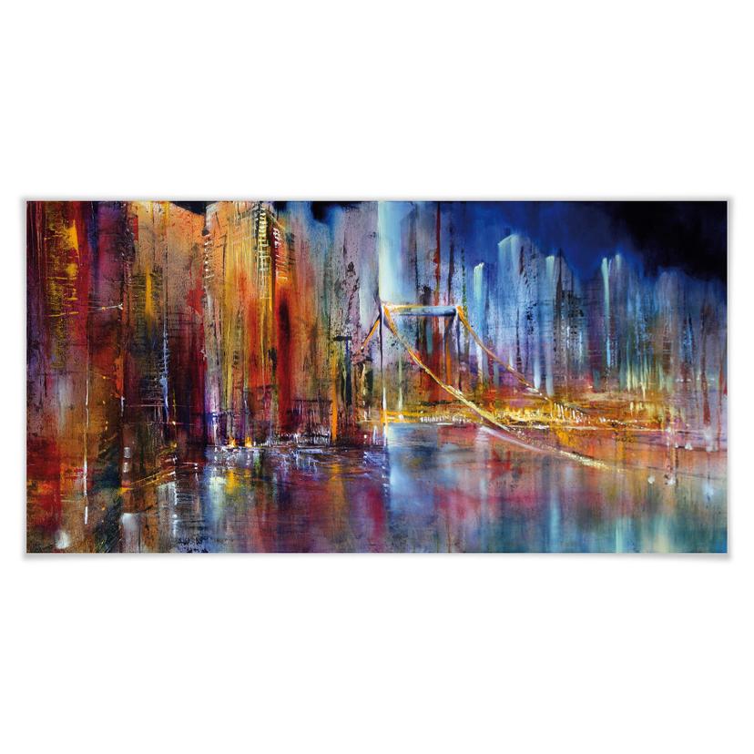 Póster Schmucker - Vista de la ciudad - Panorama