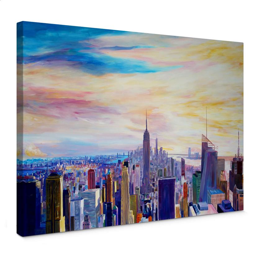 Tableau sur toile Bleichner - Vue sur New York City