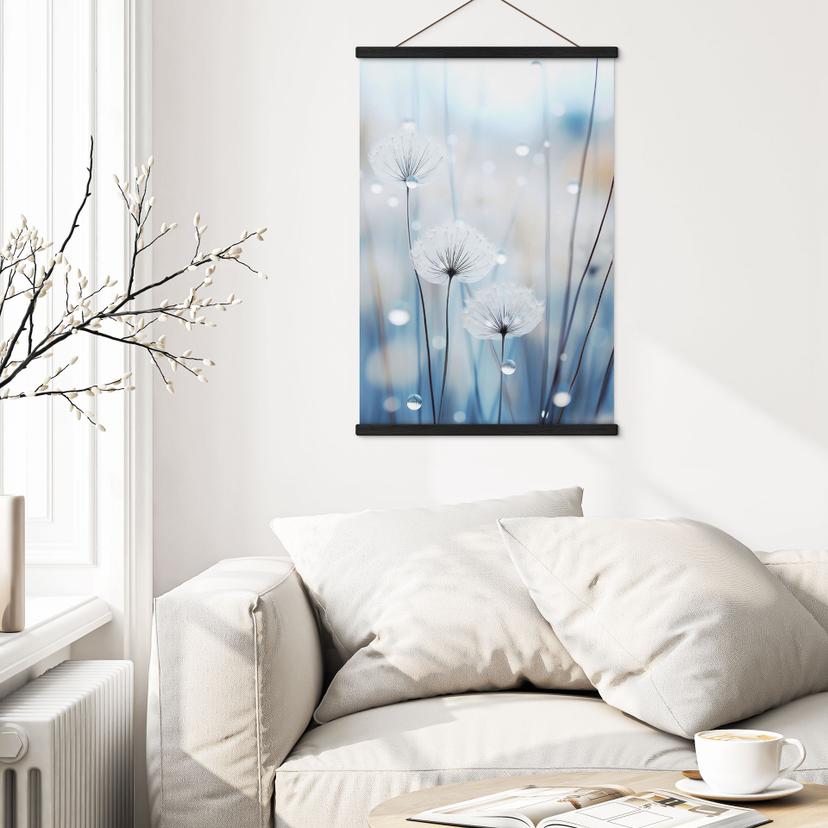Textil poster daggpärlor på maskrosor - Treechild