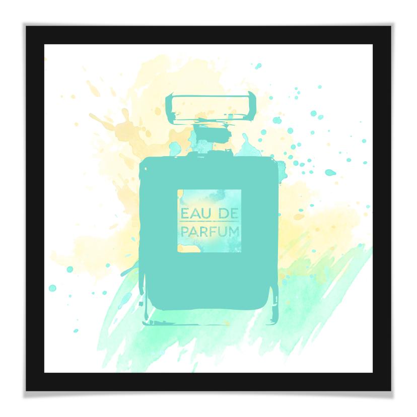Poster - Eau de parfum - acquarello color menta