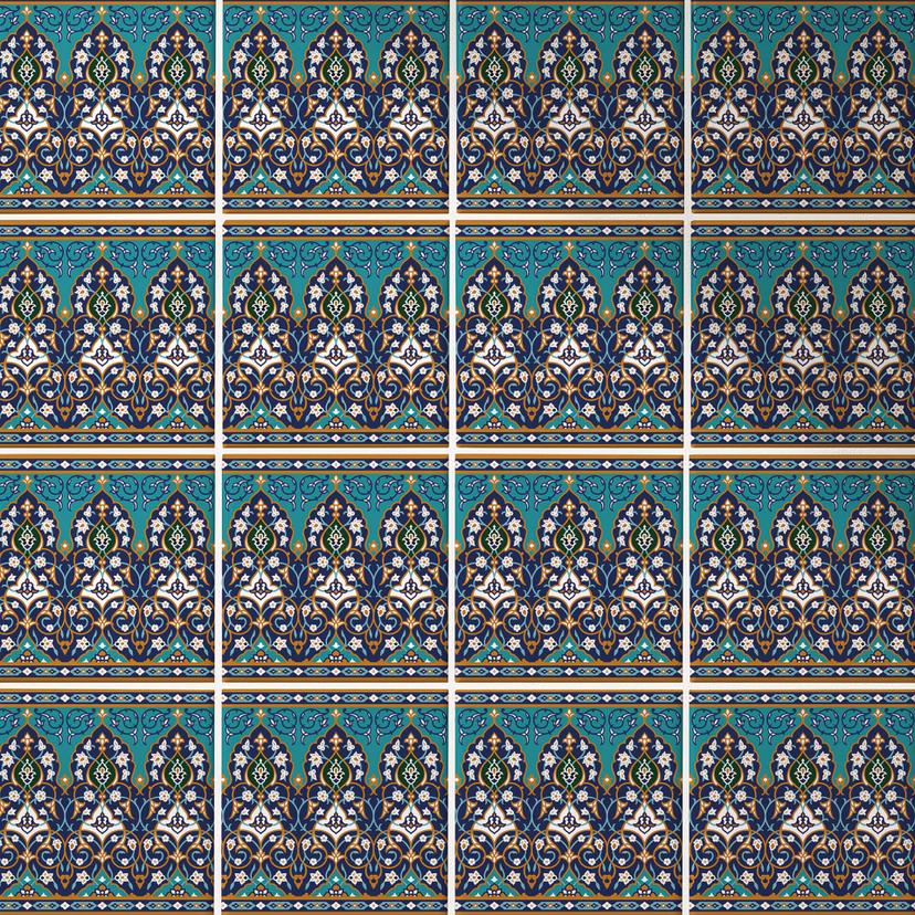 Azulejos Adhesivos Flores de Sarvar - lote de 12