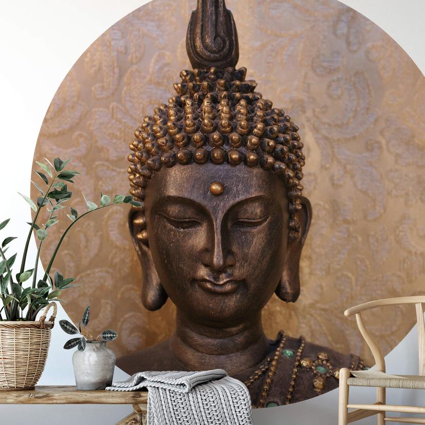 Papier peint photo - Bouddha le Sage - papier peint intissé/papier peint intissé autocollant