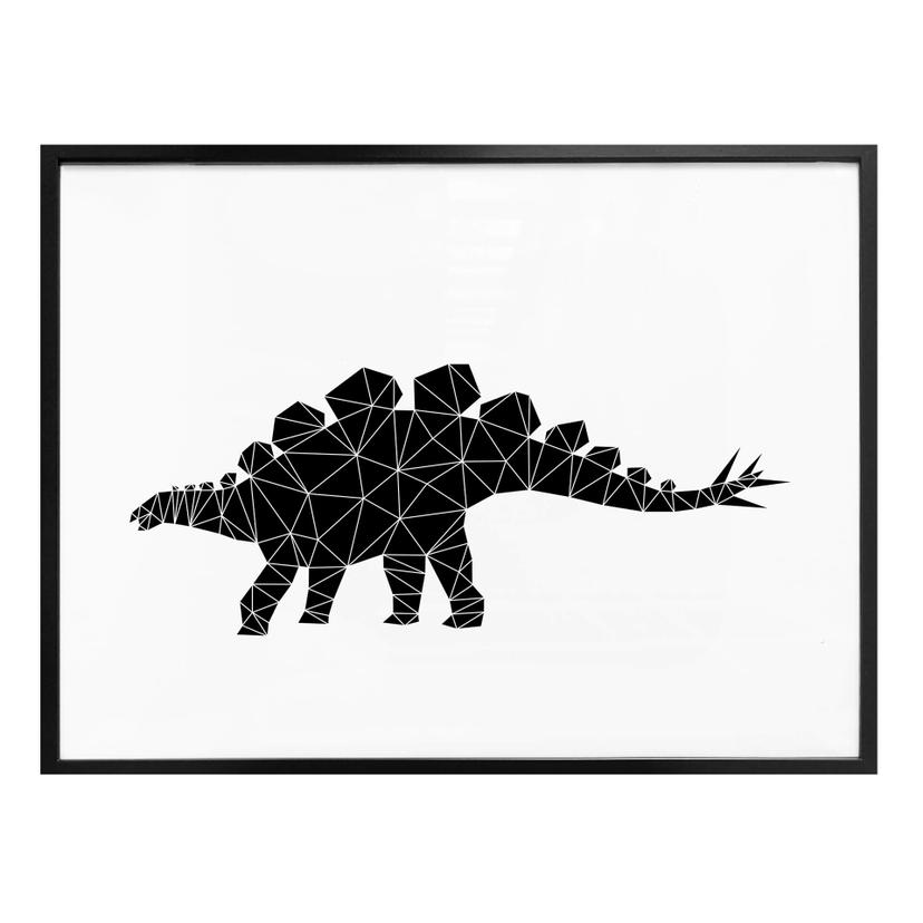 Plakat - Nouveauprints - Geometric Dinosaur Stegosaurus