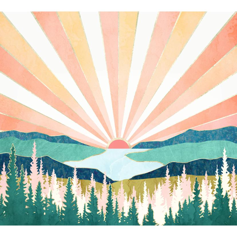 Fototapet SpaceFrog Designs - Retro sommar