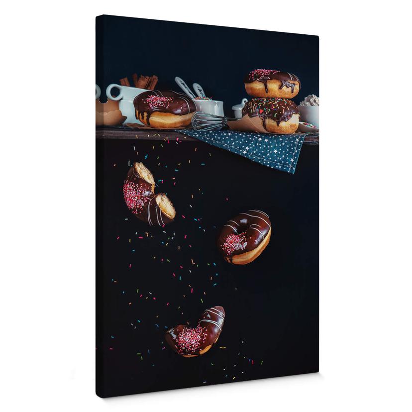 Lienzo Belenko - Donuts desde arriba