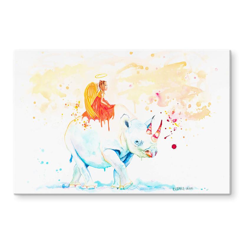 Tableau en verre - Buttafly - Black Rhino