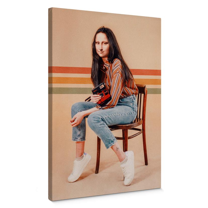 Lienzo Loose - Retro Mona