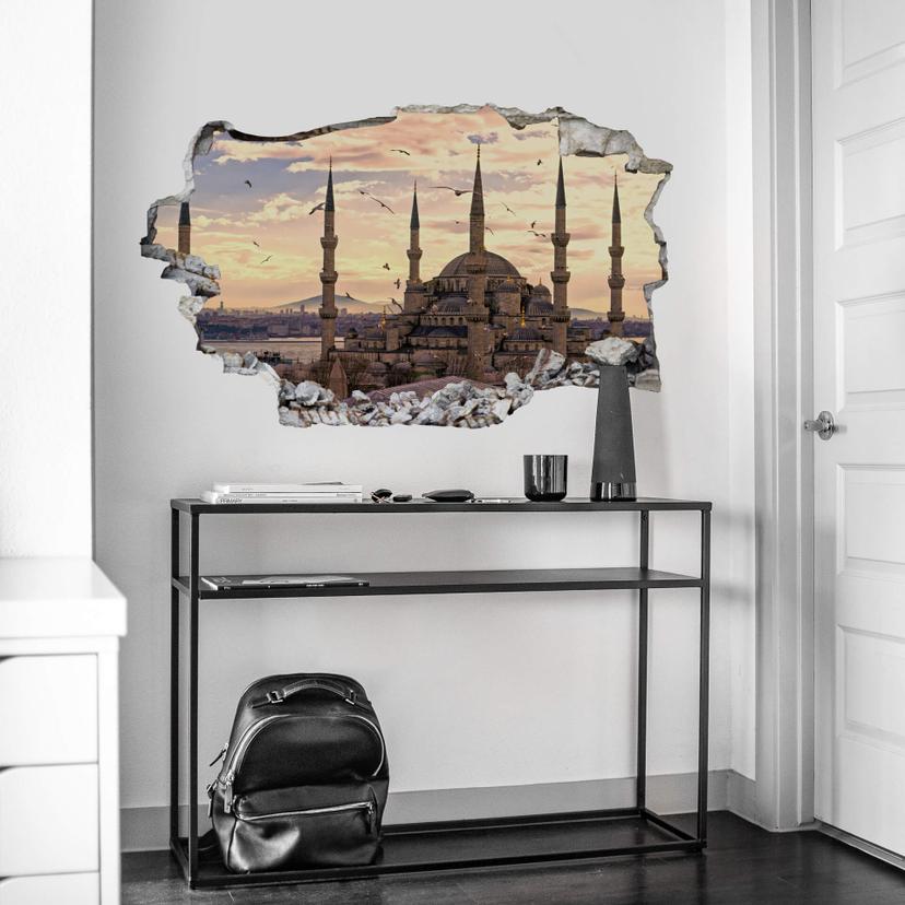 Adesivo 3D – Moschea blu Istanbul