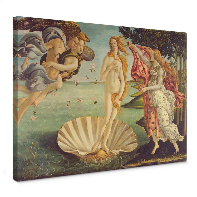 Lienzo Botticelli - Nacimiento de Venus