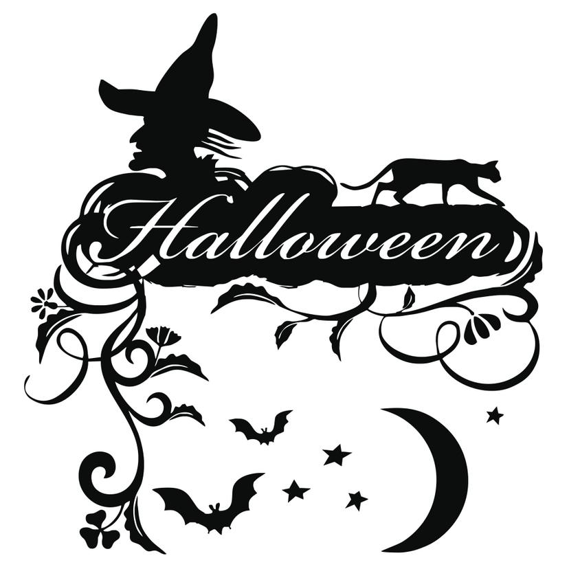 Sticker mural - Halloween
