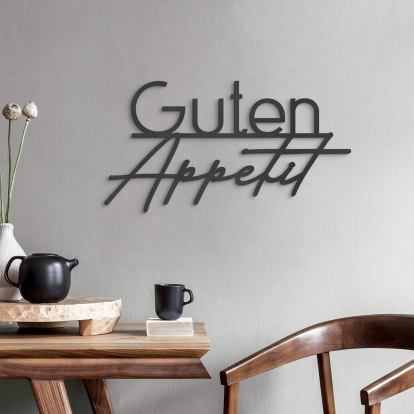 Küchenspruch Guten Appetit - MDF Deko
