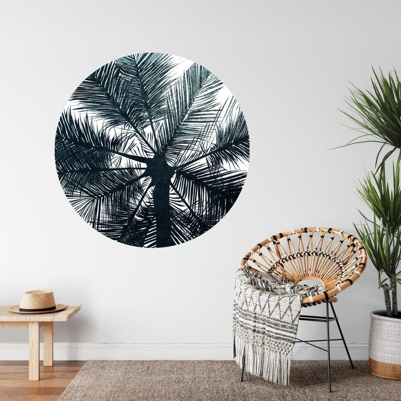 Sticker mural Kubistika - California Dreaming - Rond