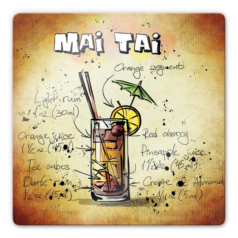 Stampa su vetro - Mai Tai - ricetta
