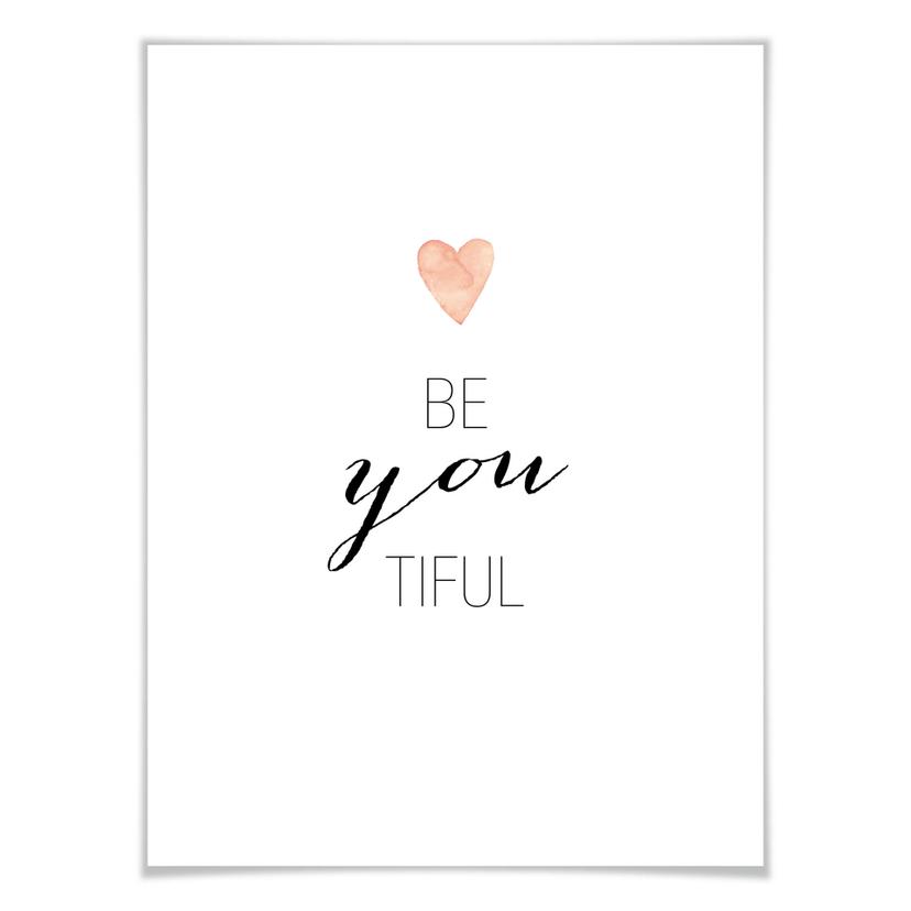 Poster Confetti & Cream - Be-you-tiful