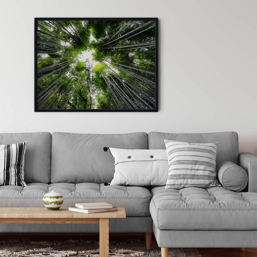 Poster Hugonnard - Foresta giapponese