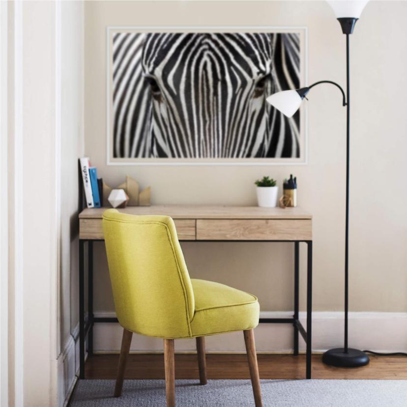 Poster autocollant - W - Zèbre