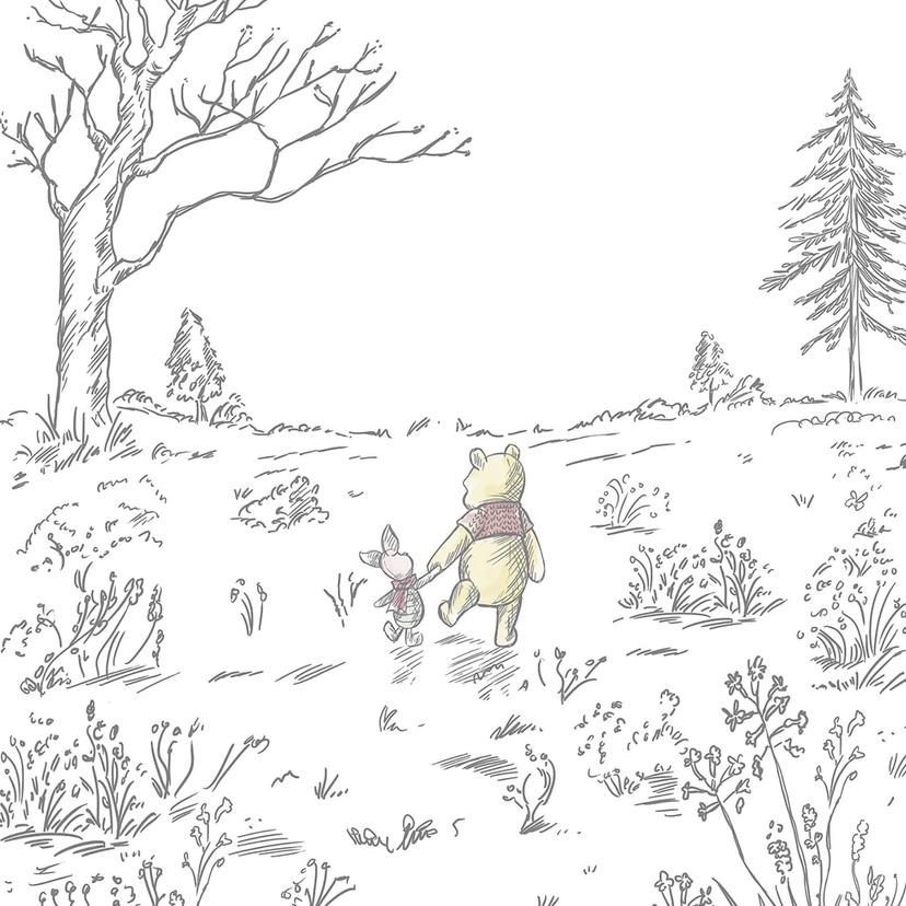 Tapet - Winnie the Pooh Walk - 200 x 280 cm