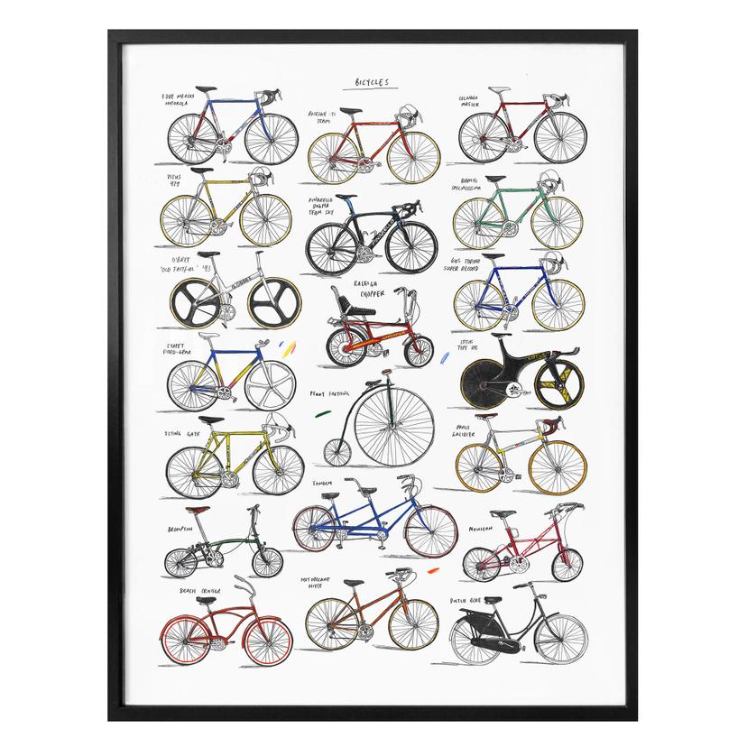Póster Sparshott - Bicicletas