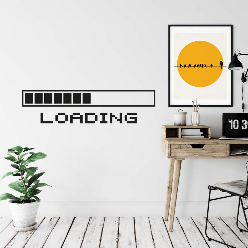 Loading bjælke wallsticker