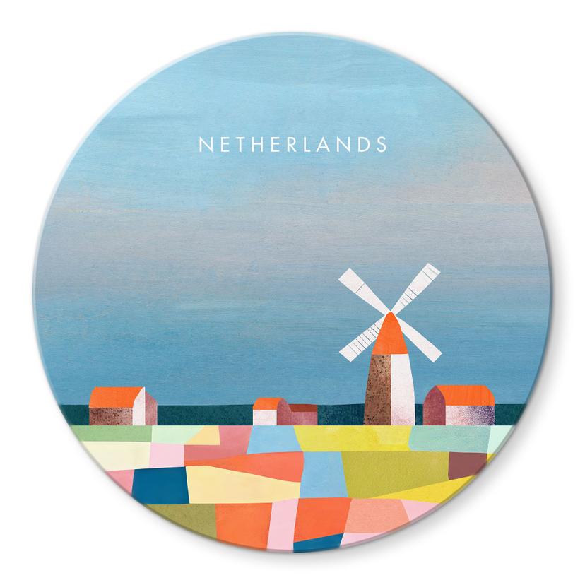 Glasbillede - Rejse til Holland - Rivers