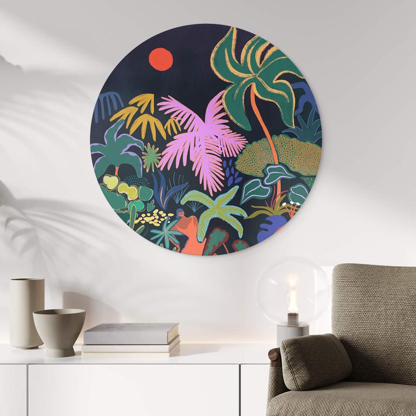Cerchio a muro Arty Guava - Exotic Jungle