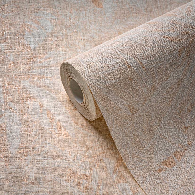 Papel pintado vegetal beige-crema - tejido-no-tejido textura ligera
