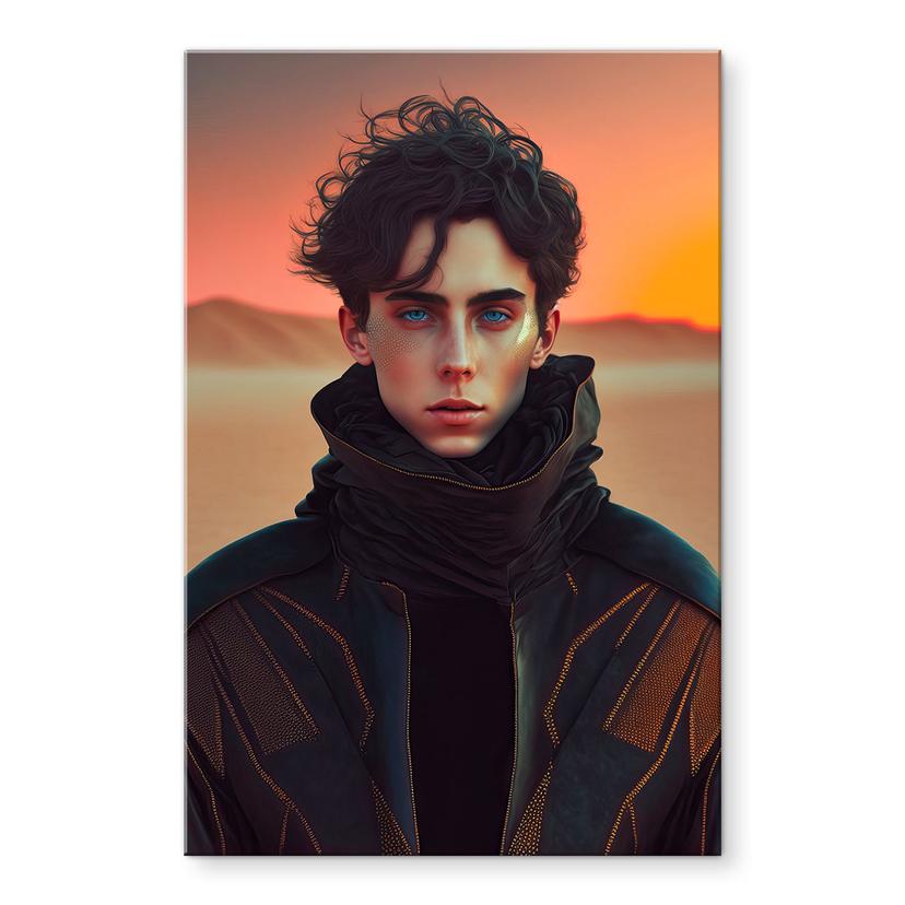 Akrylbillede Paul i ørkenen - Inspireret af Dune - Treechild
