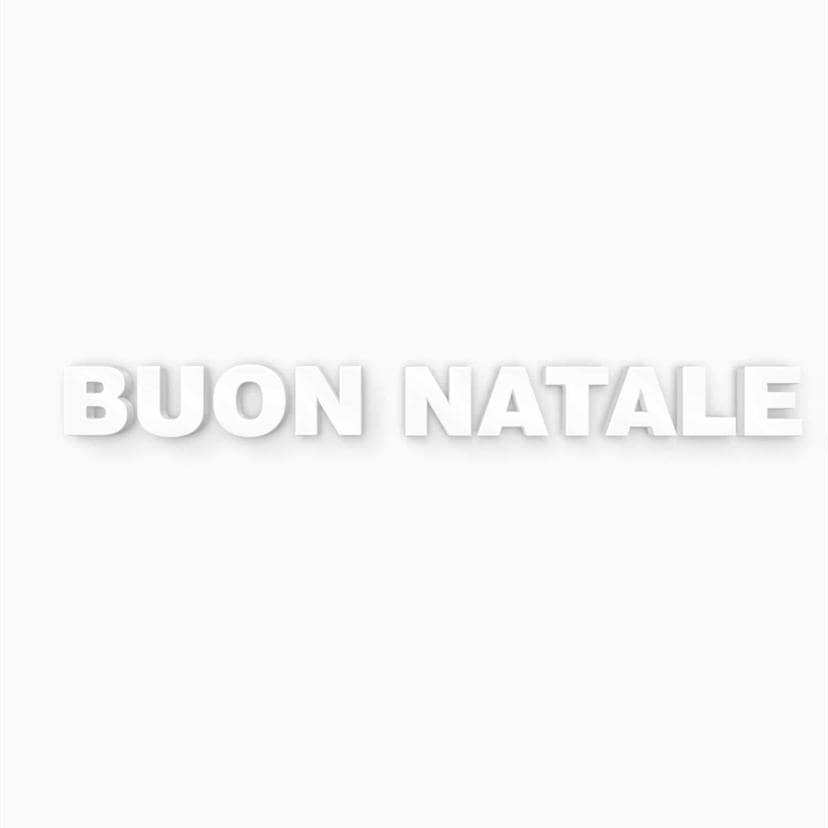 Lettres décoratives - Buon Natale