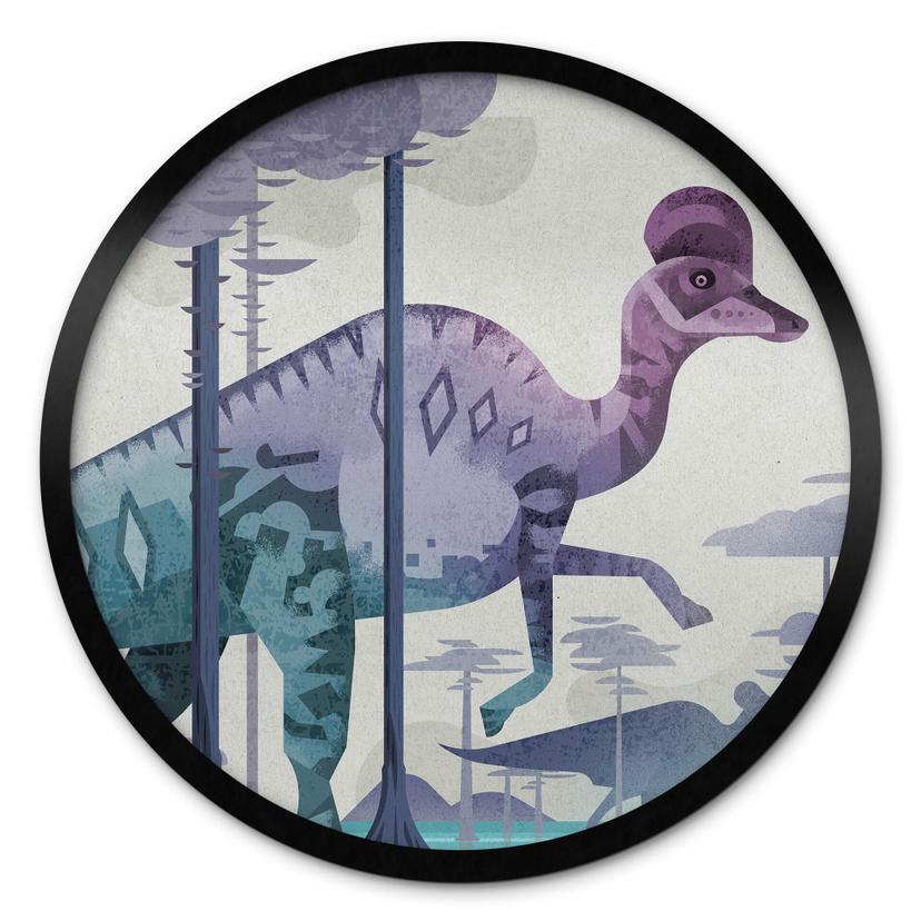 Plakat Corythosaurus - Braun