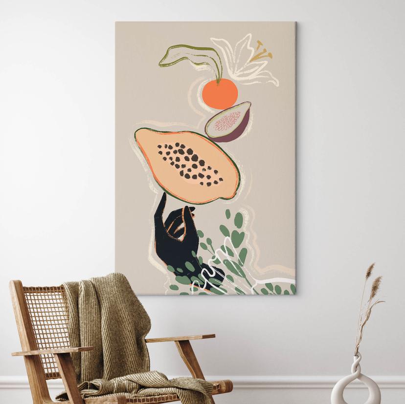 Stampa su tela Arty Guava - Papaya Balance