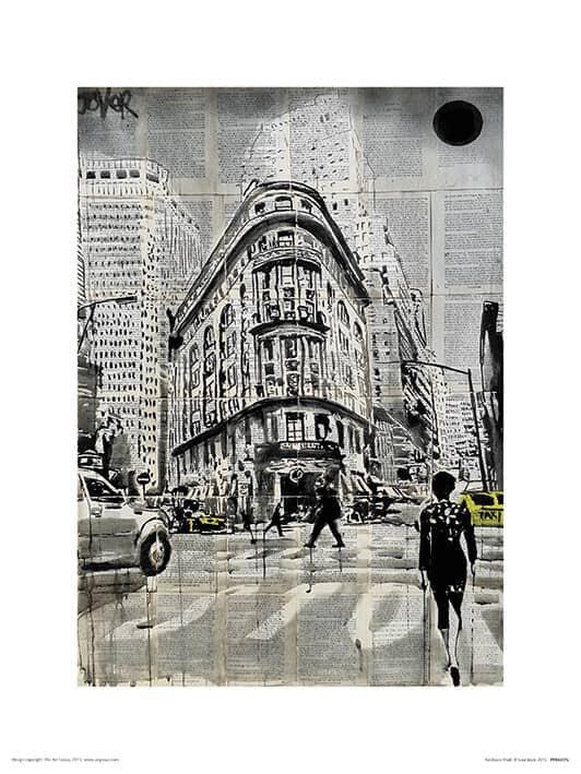 Plakat Loui Jover - Midtown Walk kunsttryk, Loui Jover (60 x 80 cm)