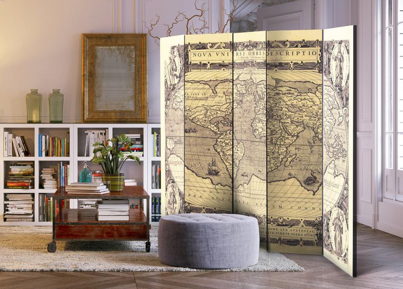 Divisorio - Mappa del mondo - Nova Universi Orbis Description, 5 pezzi - 225x172 cm