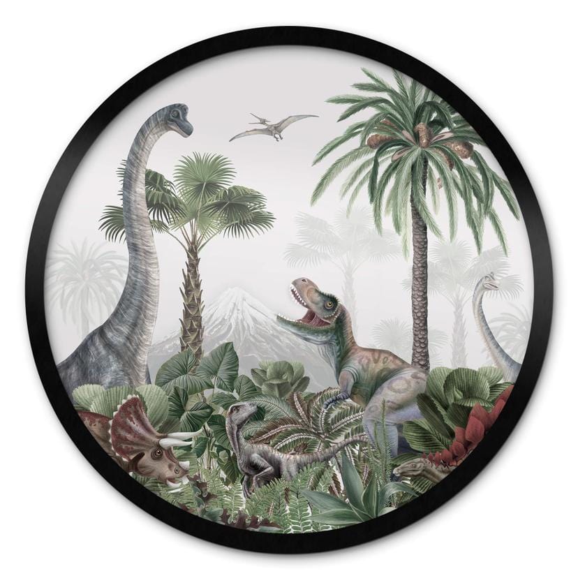 Poster rond Kikki Belle - Les aventures des dinosaures